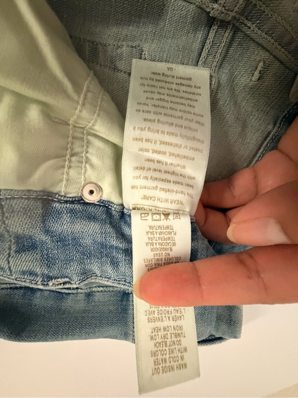 Good American Women's Jeans Sz 14/32 Light Blue Denim Jeans - Picture 11 of 13